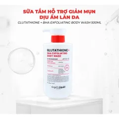 Sữa Tắm Giảm Mụn Angel's Liquid Glutathione + BHA Exfoliating Body Wash 500ml – Làm Sạch Da 387941