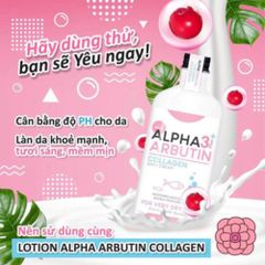 Bộ Đôi Sữa Tắm và Dưỡng Thể Alpha Arbutin 3+ - Chăm Sóc Da Sáng Mịn, Dưỡng Ẩm, Phù Hợp Mọi Loại Da, Xuất Xứ Thái Lan