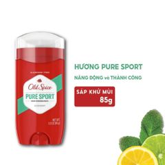 Sáp Khử Mùi Old Spice Pure Sport 85g - Khô Thoáng, Ngăn Mùi Hiệu Quả Cho Nam Giới Thể Thao, Hương Thể Thao Nam Tính
