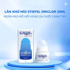 Lăn Khử Mùi Driclor 20ml – Giảm Tiết Mồ Hôi, Ngăn Mùi Cơ Thể, Ngừa Ố Vàng Quần Áo 387953