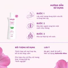 Dung Dịch Vệ Sinh Phụ Nữ Saforelle Gentle Cleansing Care – Giảm Ngứa, Dịu Nhẹ, Lành Tính - 250ml 387962