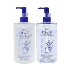 Nước, Dầu Tẩy Trang Chiết Xuất Hạt Ý Dĩ Hatomugi 500ml – Làm Sạch Sâu, Dưỡng Ẩm Căng Mướt
