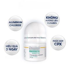 Lăn Khử Mùi Etiaxil Sensitive 15ml - Ngăn Mồ Hôi & Khử Mùi Suốt 72 Giờ Dành Cho Da Nhạy Cảm, An Toàn & Hiệu Quả