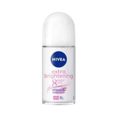 Lăn Khử Mùi Nivea Extra Brightening 50ml - Giúp Làm Sáng Da Vùng Cánh, Ngăn Mùi Hiệu Quả 48h, Dưỡng Ẩm và Giảm Thâm Tối Ưu