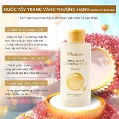 Nước Tẩy Trang JMsolution Cleansing Water 500ml/850ml - Sạch Sâu, Dịu Nhẹ, Cấp Ẩm Cho Mọi Loại Da, Làm Sạch Makeup Hiệu Quả