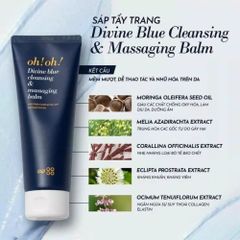 Sáp Tẩy Trang Oh Oh Divine Blue Cleansing, Massaging Balm 150ml – Làm Sạch Sâu, Thư Giãn Da Mỗi Ngày
