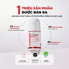 Lăn Nách Angel’s Liquid Glutathione 60ml - Giảm Thâm, Khử Mùi, Làm Sáng Da Vùng Nách Hàn Quốc, Dạng Lăn Thẩm Thấu Nhanh