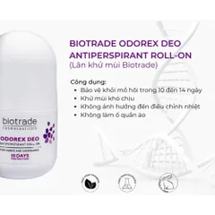 Lăn Khử Mùi Odorex Deo Antiperspirant Roll-on - 20ml – Ngăn Mồ Hôi & Khử Mùi Lâu Dài 10–14 Ngày 387992