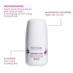 Lăn Khử Mùi Odorex Deo Antiperspirant Roll-on - 20ml – Ngăn Mồ Hôi & Khử Mùi Lâu Dài 10–14 Ngày 387992