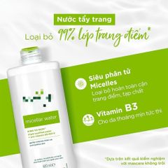 Nước Tẩy Trang Simple Micellar Cleansing 200ml/400ml - Dịu Nhẹ Không Cồn Lành Tính Cho Da Nhạy Cảm