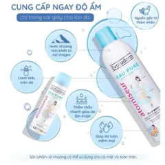 Xịt Khoáng Evoluderm Dưỡng Ẩm Cấp Nước 400ml – Làm Dịu Da, Giữ Lớp Trang Điểm