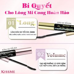 Chuốt Mi Mascara Kiss Me Dạng Màng Film - Mi Cong Vút, Dài Mượt, Chống Nước, Dưỡng Mi Khỏe Mạnh, Đẹp Tự Nhiên
