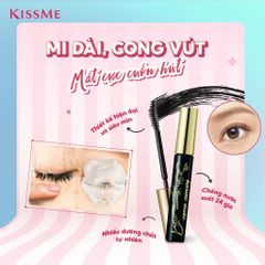 Chuốt Mi Mascara Kiss Me Dạng Màng Film - Mi Cong Vút, Dài Mượt, Chống Nước, Dưỡng Mi Khỏe Mạnh, Đẹp Tự Nhiên