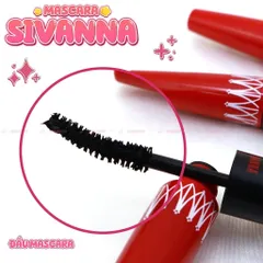 Chuốt Mi Mascara 2 Đầu Sivanna Super Model 5X Long - Làm Dài & Dày Mi Tự Nhiên, Chống Lem, Hiệu Ứng Mi Giả