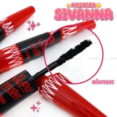 Chuốt Mi Mascara 2 Đầu Sivanna Super Model 5X Long - Làm Dài & Dày Mi Tự Nhiên, Chống Lem, Hiệu Ứng Mi Giả