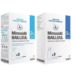 Xịt Mọc Tóc Bailleul Minoxidil 2%-5% 60ml - Giải Pháp Tốt Nhất Giảm Rụng Tóc và Kích Thích Mọc Tóc Đầy Đủ Xuất Xứ Pháp