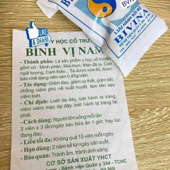 Bình Vị Nam Hỗ Trợ Tiêu Hóa - Viên Uống 100 Viên - Dùng Cho Người Lớn và Trẻ Em 6-12 Tuổi - Thông Tiêu Hóa Tốt Hơn