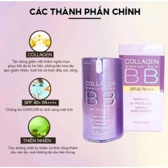 Kem Nền BB Collagen Cellio Hàn Quốc SPF40 PA+++ 40ml - Dưỡng Ẩm, Che Phủ Tự Nhiên và Chống Nắng Hiệu Quả