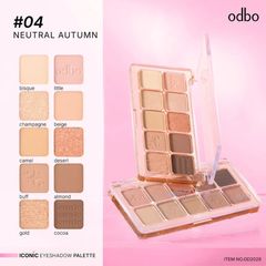 Bảng Phấn Mắt Odbo 10 Ô - Đa Dạng Tone Màu Trang Điểm Dễ Phối, Chất Phấn Mịn, Lên Màu Chuẩn, Phù Hợp Với Mọi Phong Cách
