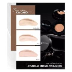 Phấn Nước KyungLab Eternal Fit SPF 50+ - Cushion Che Phủ Đỉnh Cao, Lớp Nền Mỏng Nhẹ Dành Cho Da Nhạy Cảm, Dưỡng Da Mượt Mà