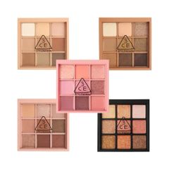 Bảng Phấn Mắt 3CE Multi Eye Color Palette 9 Màu Lâu Trôi - Phấn Mắt Tông Tự Nhiên, Bám Lâu, Mịn, Dễ Dàng Tán