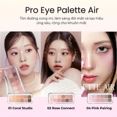 Bảng Phấn Mắt Clio Pro 12 Ô Every Fruit Grocery - Phấn Mắt Siêu Mịn, Lấp Lánh, Hàn Quốc