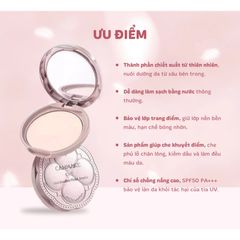 Phấn Phủ Canmake Marshmallow Finish Powder SPF50 PA+++ - Lớp Phủ Mịn Nhẹ Tự Nhiên, Kiềm Dầu Xuất Sắc cho Da Nhạy Cảm