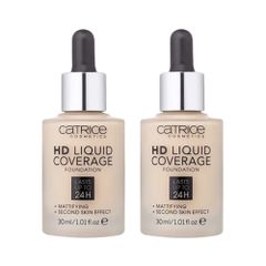 Kem Nền Catrice HD Liquid Coverage 24h SPF25 30ml - Che Phủ Tốt, Lâu Trôi, Mỏng Nhẹ, Phù Hợp Mọi Loại Da