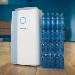 Máy Hút Ẩm Philips DE3306/11 - Hiệu Quả 34,3 L/D cho Phòng Lên đến 150 m³, Công Nghệ AeraSense và Chế Độ Sấy Quần Áo