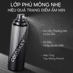 Xịt Khóa Nền Colorkey 100ml - Trang Điểm Lâu Trôi, Không Thấm Nước, Phun Sương Dịu Nhẹ, Phù Hợp Mọi Loại Da