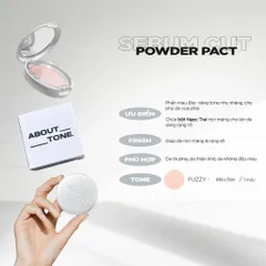 Phấn Phủ Nén Eglips About Tone Blur Powder Pact 9g - Che Phủ Tốt Siêu Mịn Da