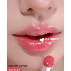 Set Son Dưỡng Espoir Bare Glow Lip Balm & Son Tint Bóng Mini Couture Glaze Ginger Peach Kèm Túi Giấy - Quà Tặng Làm Đẹp Hàn Quốc