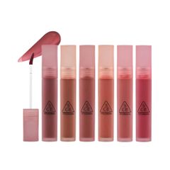 Son Kem Nhung Lì 3CE Mềm Mịn 4g - Chất Gel Water Tint Mờ Lì Tự Nhiên, Dưỡng Ẩm Môi, Hiệu Ứng Blur Mịn Màng, Phù Hợp Mọi Tông Da