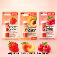 Son Dưỡng Môi Fito Natural 4.5g - Chiết Xuất Hoa Quả, Thực Vật Hữu Cơ, Chống Nắng SPF, Dưỡng Ẩm, Mềm Mại Da Môi