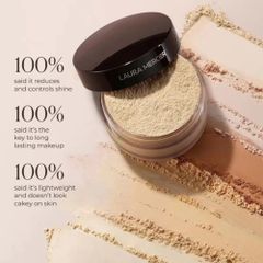 Phấn Phủ Không Màu Dạng Bột Laura Mercier 29g - Kiềm Dầu, Giữ Lớp Nền Tự Nhiên, Không Gây Mụn, Phù Hợp Mọi Loại Da
