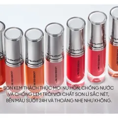 Son Kem Siêu Lì MAC Locked Kiss Ink 24H - Màu Lên Chuẩn, Nhẹ Môi, Lâu Trôi, Dưỡng Ẩm, Thiết Kế Sang Trọng