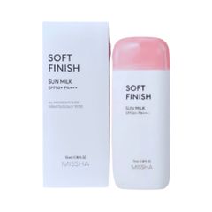 Kem Chống Nắng Missha Soft Finish Sun Milk SPF50+ PA+++ 70ml - Bảo Vệ Da, Mịn Lì, Tự Nhiên, Phù Hợp Với Da Dầu Và Hỗn Hợp