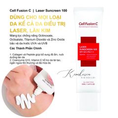 Kem Chống Nắng Cell Fusion C Toning Sunscreen 100 SPF50+ PA+++ 50ml - Bảo Vệ Da, Làm Dịu, Cấp Ẩm Hàn Quốc
