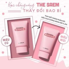 Kem Chống Nắng The Saem Eco Earth Power SPF50+ PA++++ 50ml - Dưỡng Ẩm, Nâng Tone, Bảo Vệ Da Tối Ưu cho Da Nhạy Cảm