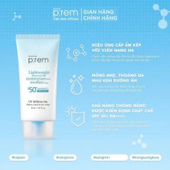Kem Chống Nắng Make P:rem UV Sun Cream SPF50+ PA++++ 50ml - Dịu Nhẹ Da Nhạy Cảm, Kiềm Dầu Tốt, Bảo Vệ Tối Ưu