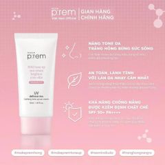 Kem Chống Nắng Make P:rem UV Sun Cream SPF50+ PA++++ 50ml - Dịu Nhẹ Da Nhạy Cảm, Kiềm Dầu Tốt, Bảo Vệ Tối Ưu