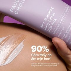 Kem Dưỡng Thể Paula's Choice 10% AHA & 2% BHA 210ml - Skin Revealing Body Lotion Giúp Làm Mịn Da & Cải Thiện Da Sần Sùi