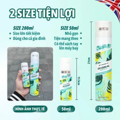 Dầu Gội Khô Batiste Dry Shampoo 200ml – Tóc Bồng Bềnh, Không Còn Ngứa Và Bết Dính 388341