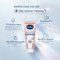 Sữa Dưỡng Thể Vaseline Healthy Bright Body Lotion 300ml - Dưỡng Ẩm, Làm Sáng, Phục Hồi Da 388350