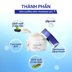 Kem Dưỡng Đêm Tái Tạo Da Transino Whitening Repair 35g – Phục Hồi Và Dưỡng Sáng Da Trong Giấc Ngủ 388356