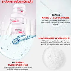 Kem Dưỡng Da Angel’s Liquid 7 Day Glutathione 700 V-Cream + Niacinamide 50ml - Làm Sáng và Cấp Ẩm Cho Tất Cả Các Loại Da