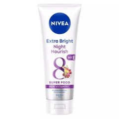 Tinh Chất Dưỡng Thể Nivea Serum 50x Ban Ngày & Ban Đêm 180ml - Dưỡng Trắng Tối Ưu & Bảo Vệ Da SPF50