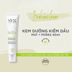 Kem Dưỡng SVR Sebiaclear Hydra & Active Gel 40ml - Kiểm Soát Dầu, Giảm Mụn, Dưỡng Ẩm Cho Da Dầu & Nhạy Cảm