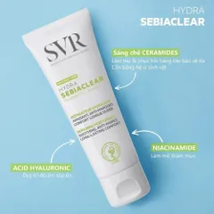 Kem Dưỡng SVR Sebiaclear Hydra & Active Gel 40ml - Kiểm Soát Dầu, Giảm Mụn, Dưỡng Ẩm Cho Da Dầu & Nhạy Cảm