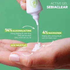 Kem Dưỡng SVR Sebiaclear Hydra & Active Gel 40ml - Kiểm Soát Dầu, Giảm Mụn, Dưỡng Ẩm Cho Da Dầu & Nhạy Cảm